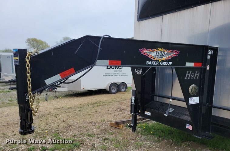 image for item DR4292 2020 H & H H25L-GN19-200 equipment trailer