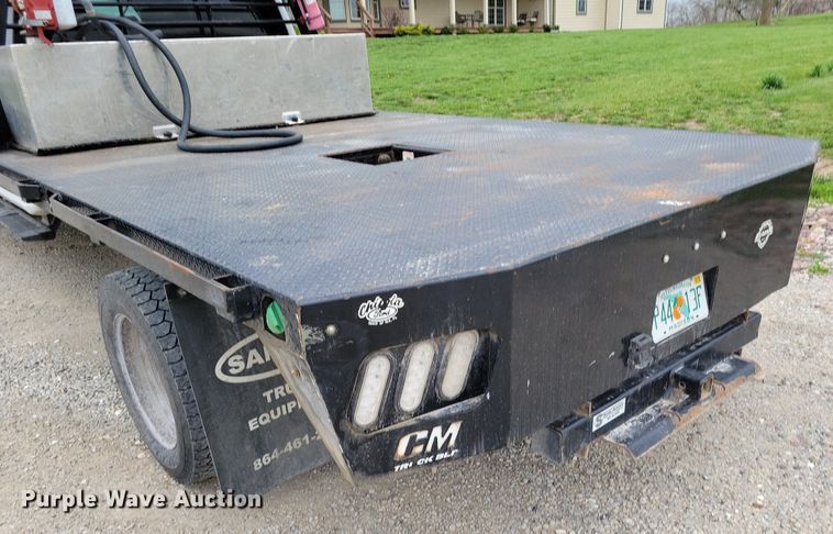 image for item DR7948 2019 Ford F450 Super Duty Crew Cab flatbed truck