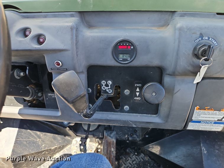 image for item DR8596 2013 Kawasaki  Mule 4010 utility vehicle