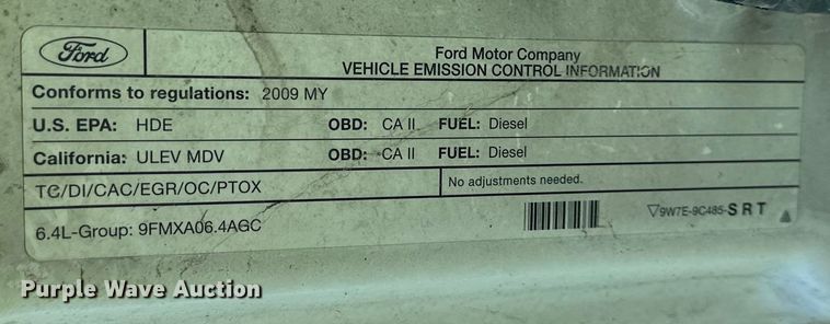 image for item DS4149 2009 Ford F250 Super Duty Crew Cab pickup truck