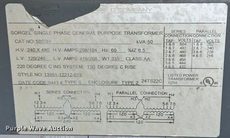 image for item DX0462 Mosebach electrical load bank