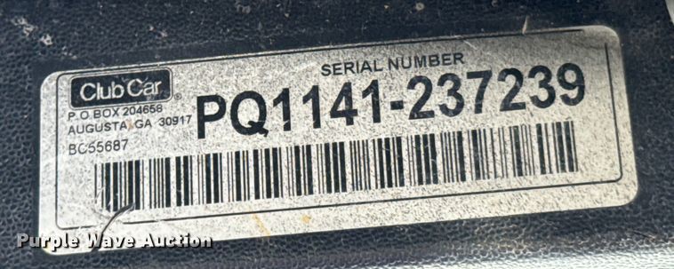 image for item DX0465 2011 Club Car Precedent golf cart