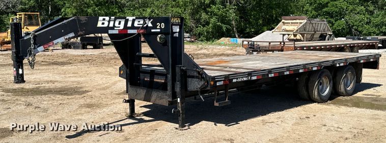 image for item DX0473 2010 Big Tex 22GN-22 equipment trailer