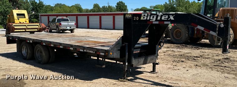 image for item DX0473 2010 Big Tex 22GN-22 equipment trailer