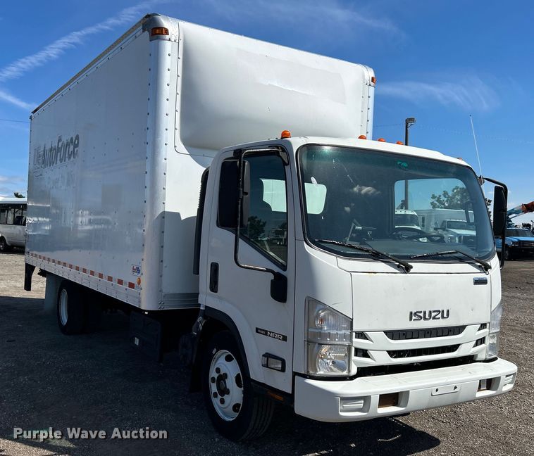 image for item EG1372 2016 Isuzu NPR box truck