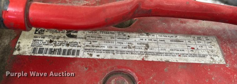 image for item EG1524 2011 Ford F650 Super Duty flatbed truck