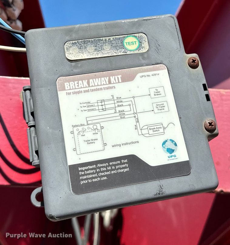 image for item EG1550 2012 Parker Performance  equipment trailer