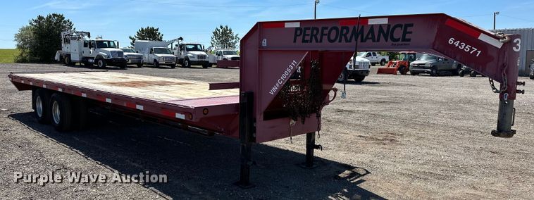 image for item EG1551 2012 Parker Performance  equipment trailer