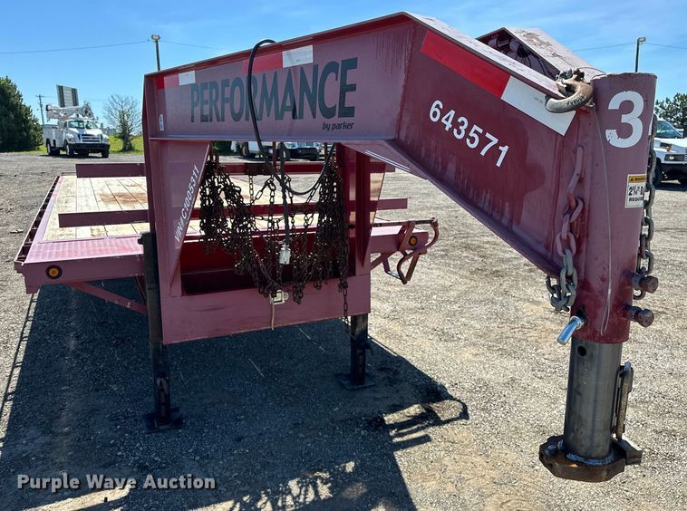 image for item EG1551 2012 Parker Performance  equipment trailer