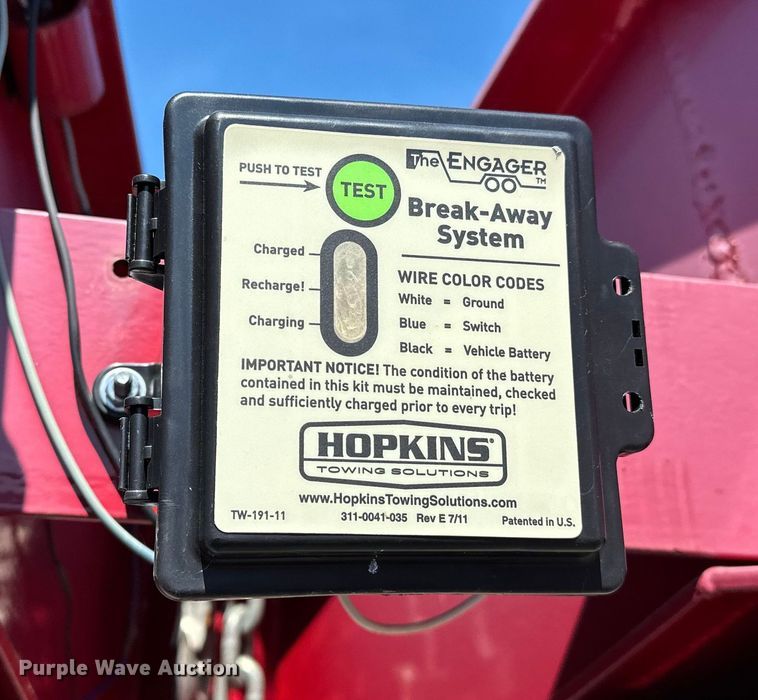 image for item EG1551 2012 Parker Performance  equipment trailer