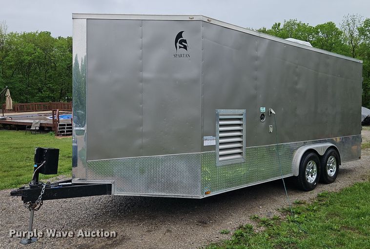 image for item EI3806 2020 Spartan  SP8X18TA spray foam enclosed trailer