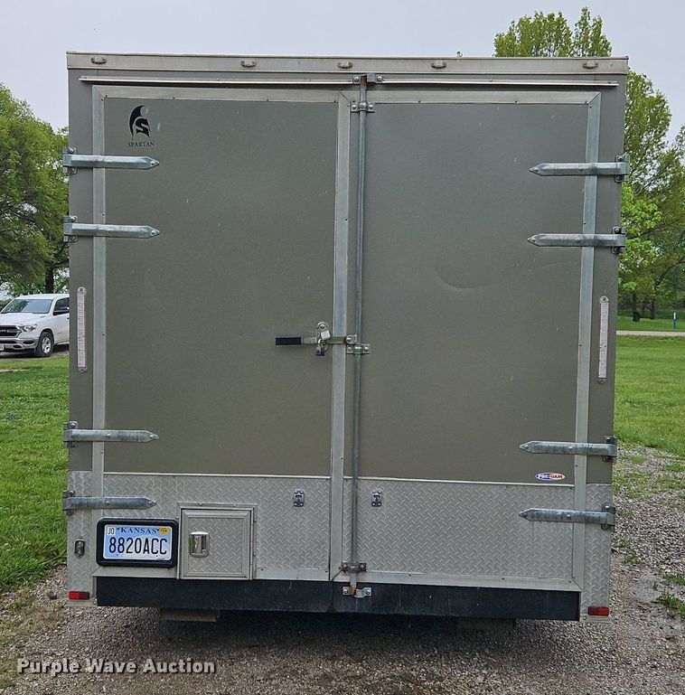 image for item EI3806 2020 Spartan  SP8X18TA spray foam enclosed trailer
