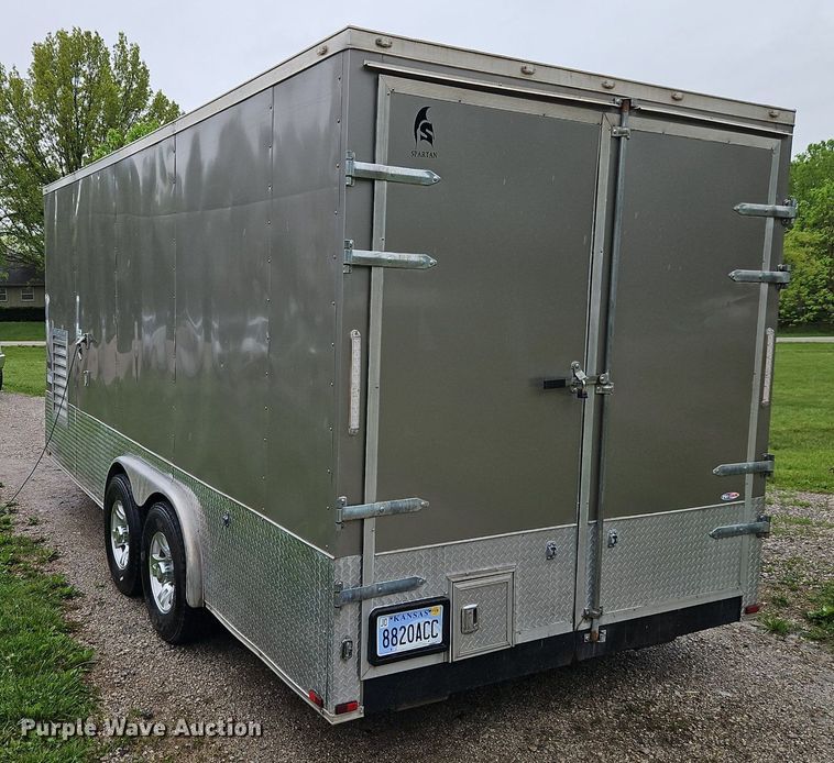 image for item EI3806 2020 Spartan  SP8X18TA spray foam enclosed trailer