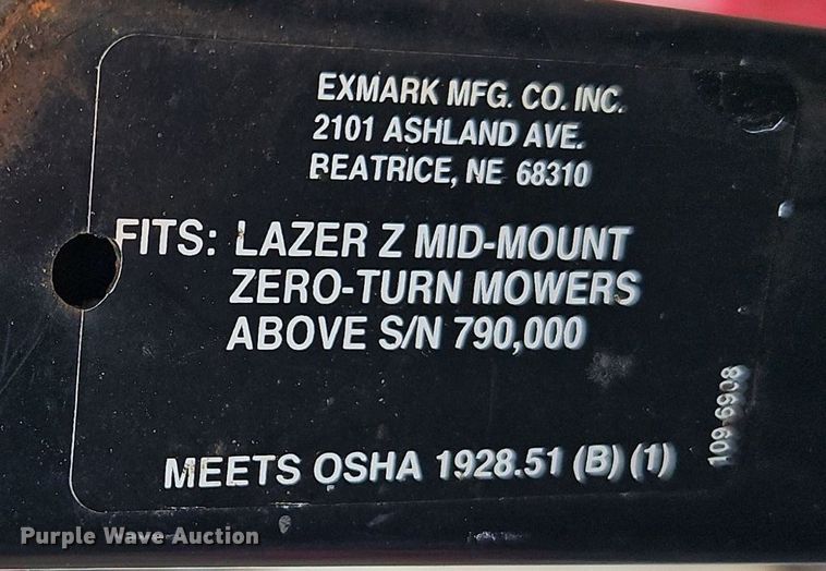 image for item EI3812 Exmark Lazer Z ZTR lawn mower