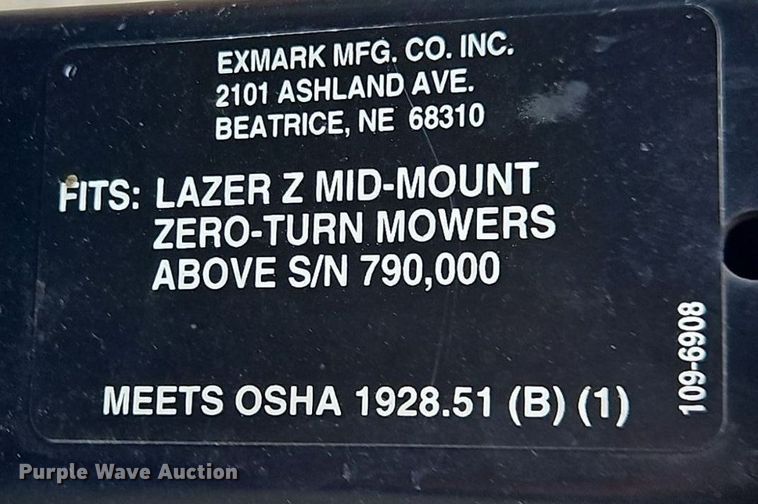 image for item EI3813 Exmark Lazer Z ZTR lawn mower