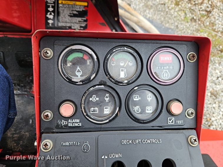 image for item EI3815 Toro Groundmaster 580-D lawn mower