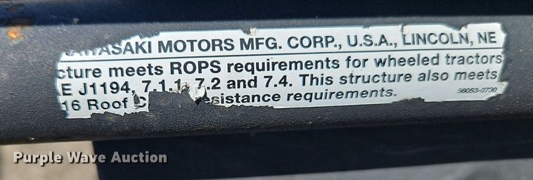 image for item EI3836 2015 Kawasaki  Mule 4010 utility vehicle