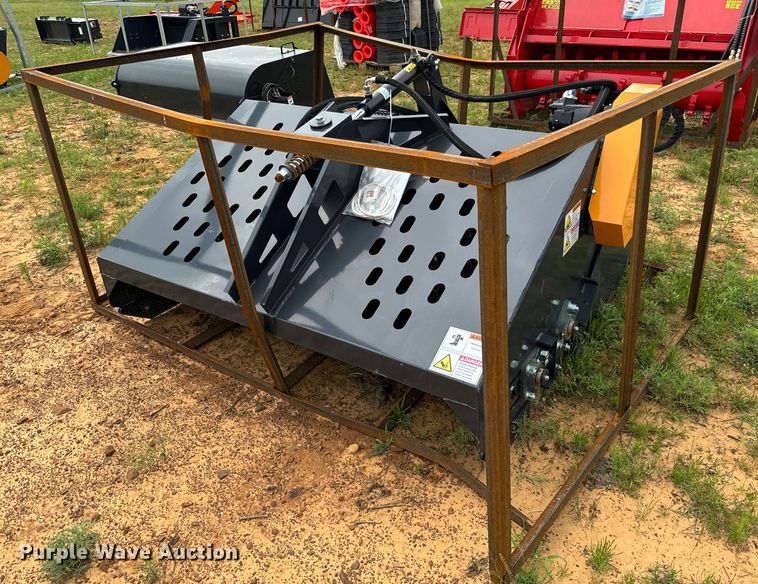 image for item EJ0626 2023 LandHonor LR-12-72W skid steer landscape rake