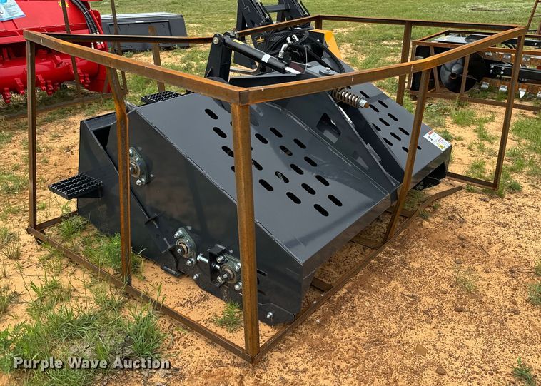 image for item EJ0626 2023 LandHonor LR-12-72W skid steer landscape rake