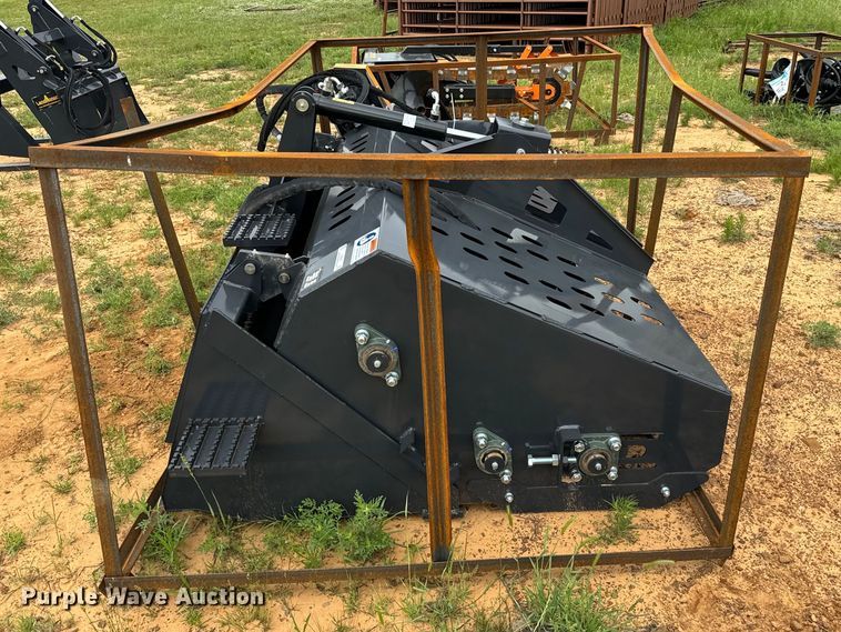 image for item EJ0626 2023 LandHonor LR-12-72W skid steer landscape rake