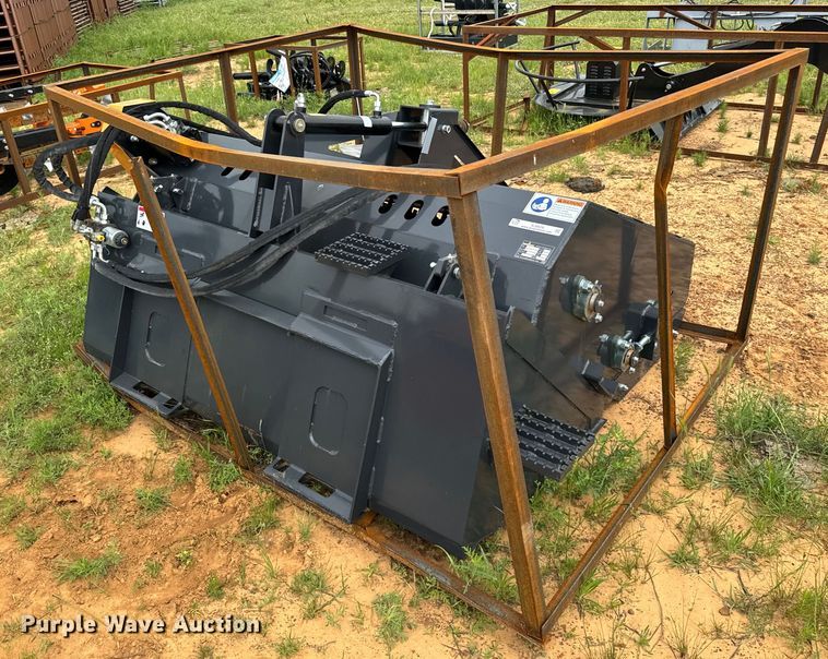 image for item EJ0626 2023 LandHonor LR-12-72W skid steer landscape rake