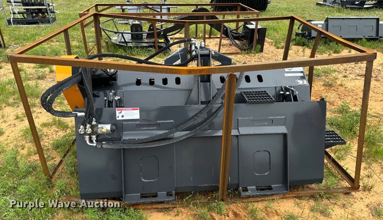 image for item EJ0626 2023 LandHonor LR-12-72W skid steer landscape rake