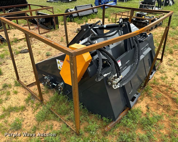 image for item EJ0626 2023 LandHonor LR-12-72W skid steer landscape rake