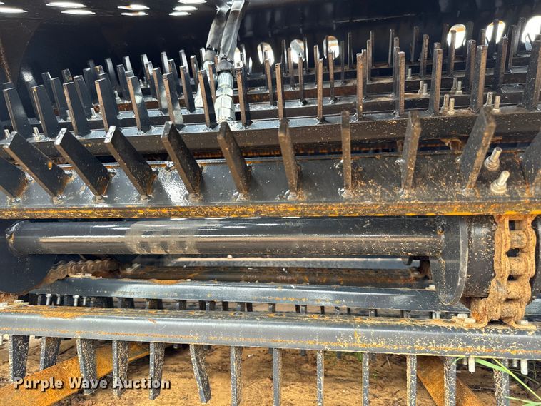 image for item EJ0626 2023 LandHonor LR-12-72W skid steer landscape rake