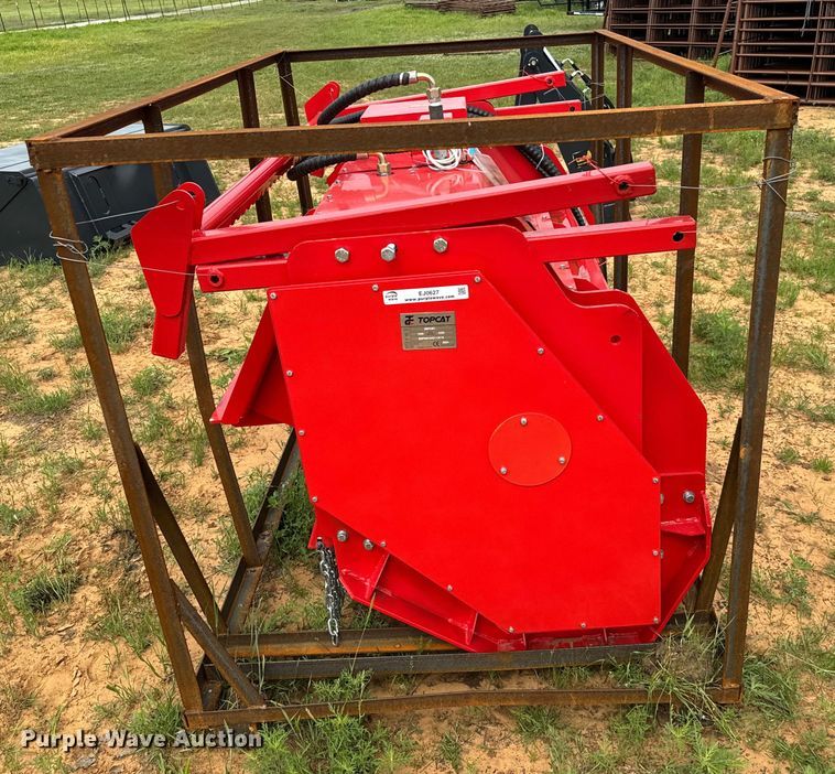 image for item EJ0627 2024 TopCat skid steer mulcher