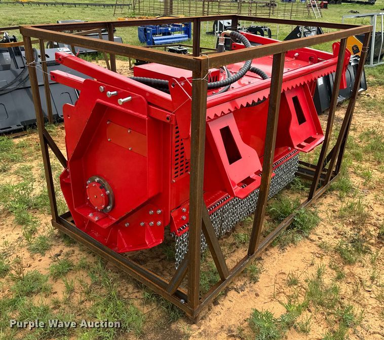 image for item EJ0627 2024 TopCat skid steer mulcher