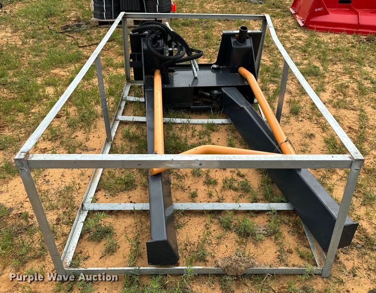 image for item EJ0628 2023 Wolverine TF-12-60W skid steer tree fork 