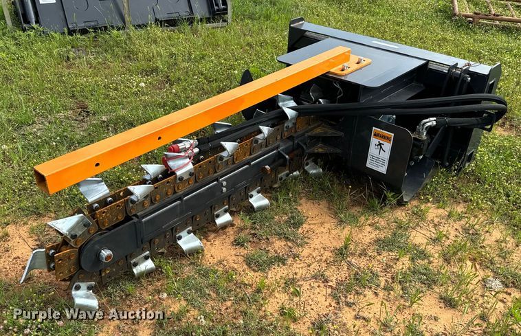 image for item EJ0644 2023 Wolverine TCR-12-48H skid steer trencher