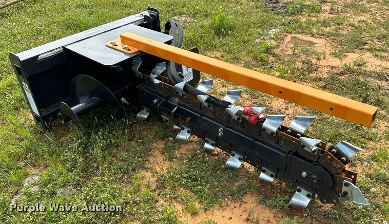 image for item EJ0644 2023 Wolverine TCR-12-48H skid steer trencher