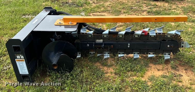 image for item EJ0644 2023 Wolverine TCR-12-48H skid steer trencher