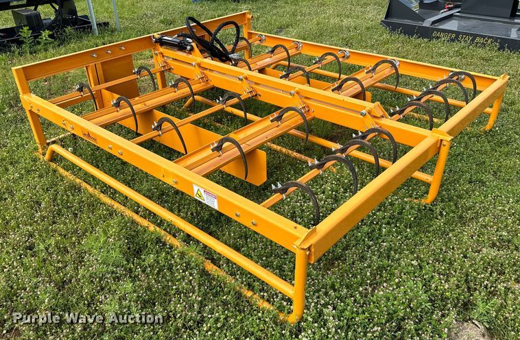 image for item EJ0647 2023 LandHonor HAG-12-24Q skid steer bale accumulator grapple