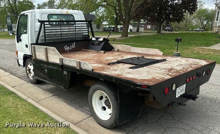 image for item EJ2694 1998 Isuzu NPR flatbed truck