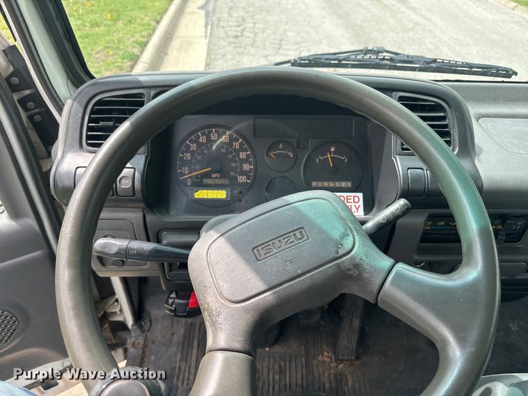 image for item EJ2694 1998 Isuzu NPR flatbed truck