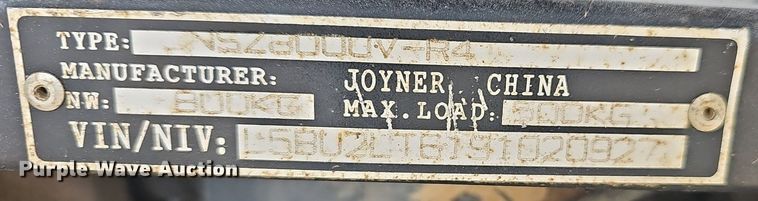 image for item EJ5381 Joyner Renegade utility vehicle