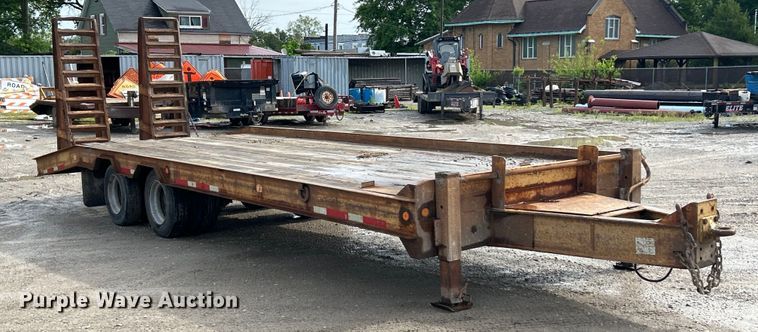 image for item EK4602 1997 Belshe DT255 equipment trailer