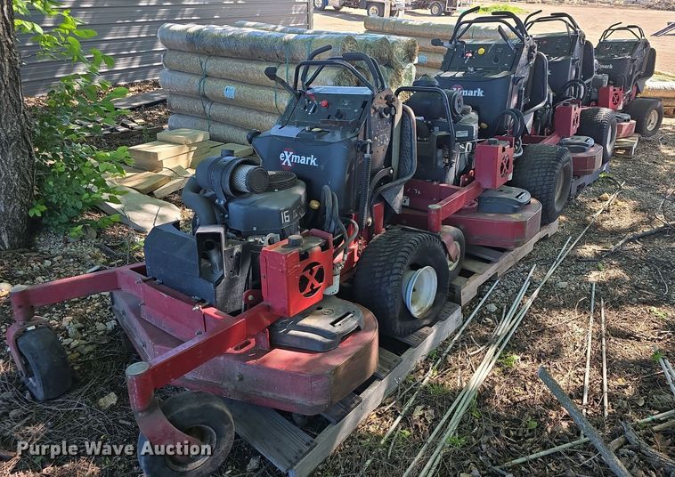 image for item EK5864 (4) Exmark S Series stand on mowers