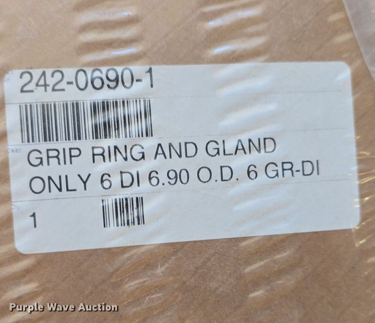 image for item EK5878 Approximately 40 grip rings and gland pipe restrainers