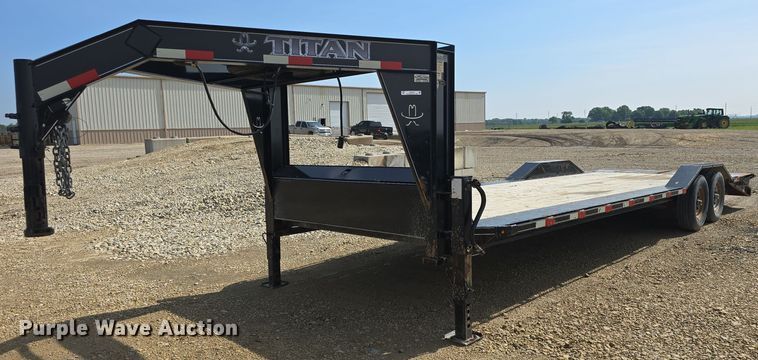 image for item EK5916 2017 Titan HU7859 equipment trailer