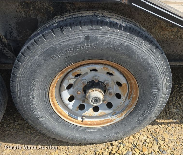 image for item EK5916 2017 Titan HU7859 equipment trailer