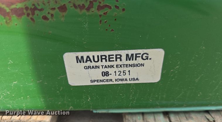 image for item EK5932 Maurer grain tank extension brackets and shields