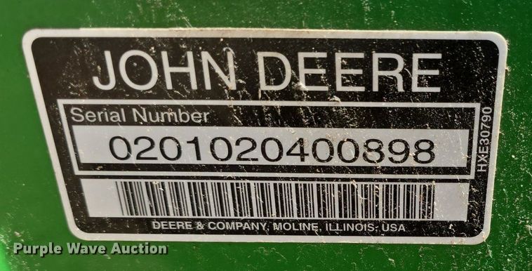 image for item EK5959 John Deere  combine tailboard