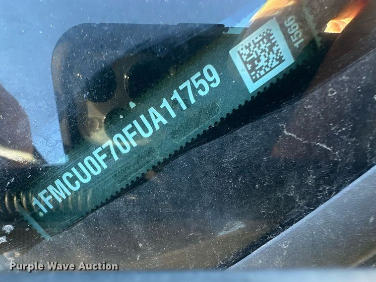 image for item EK9887 2015 Ford Escape SUV