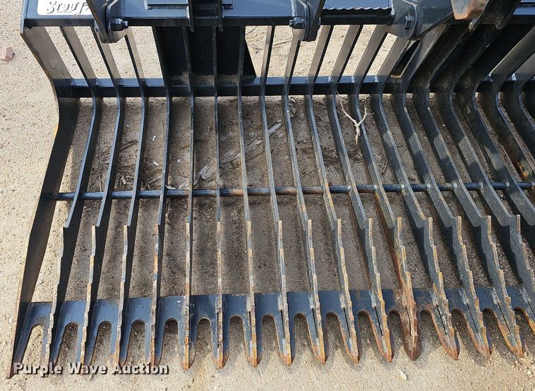 image for item IO9921 Stout HD72-3-OPEN skid steer rock grapple bucket