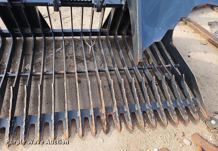 image for item IO9921 Stout HD72-3-OPEN skid steer rock grapple bucket