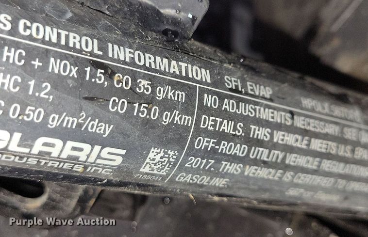 image for item KB9097 2016 Bobcat 3400 utility vehicle