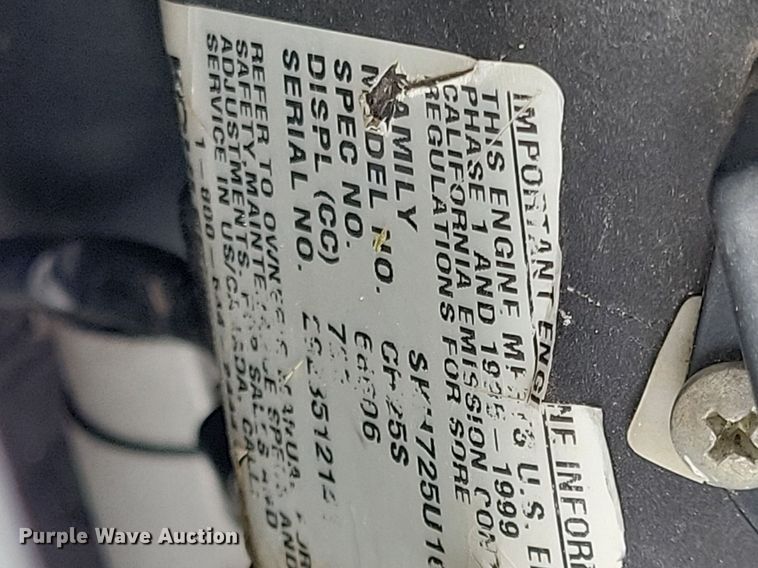 image for item KB9100 Exmark ZTR lawn mower